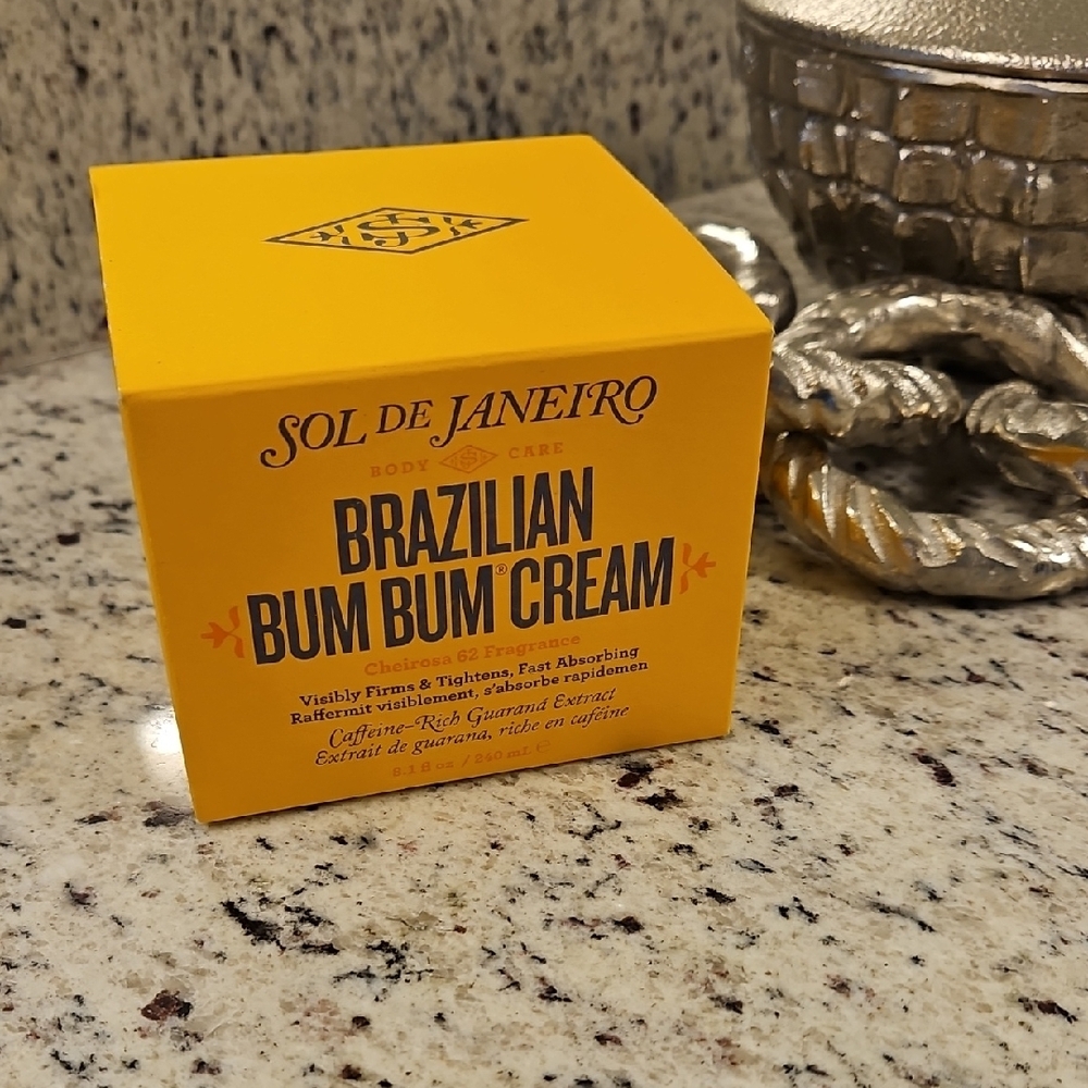 Sol de Janeiro Brazilian Bum Bum Cream in Bright Yellow Box